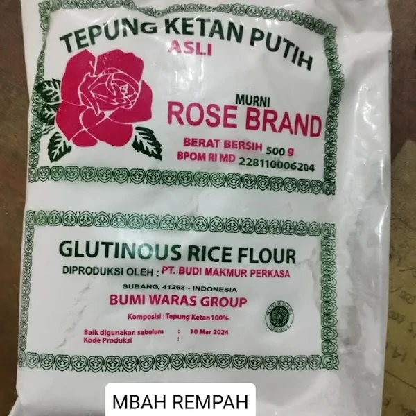 tepung ketan rose brand