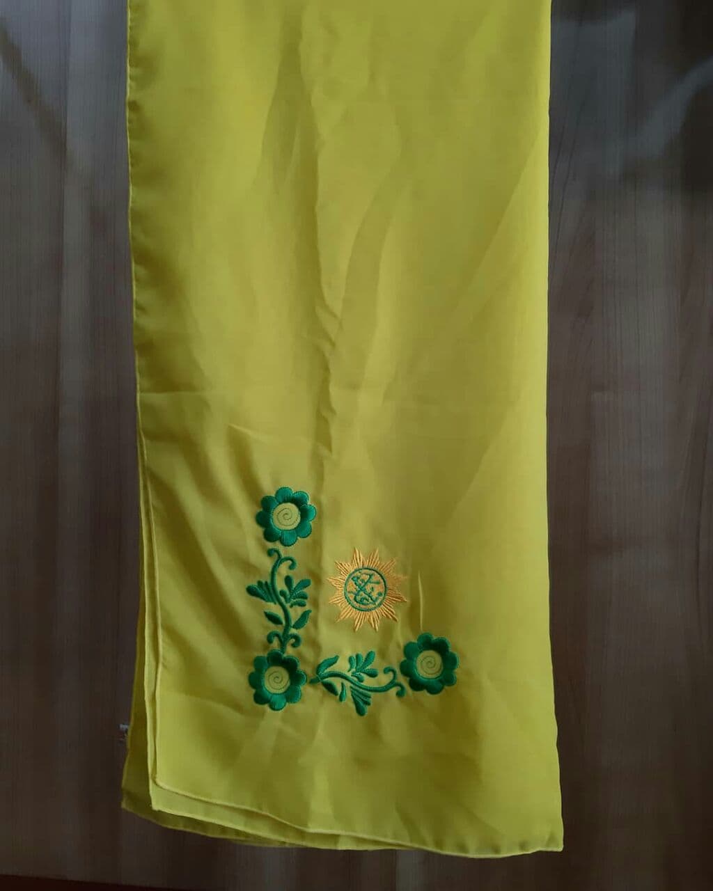 Kerudung Segiempat Aisyiyah Bunga Bordir