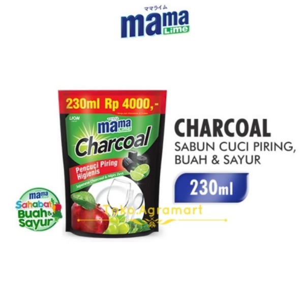 Mama Lemon Chorcoal 230ml