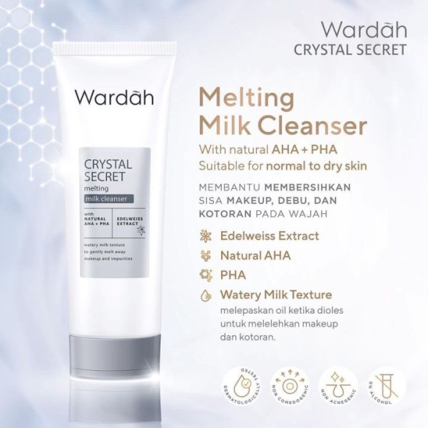 WARDAH WHT SECRET MELTING MILK CLNSR 100