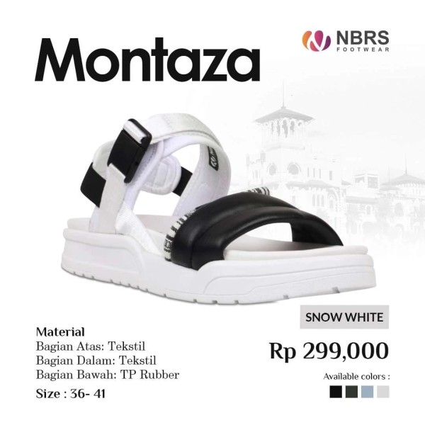 MONTAZA SANDAL GUNUNG SNOW WHITE