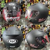 Helm KYT Hitam Glossy - DJ Maru