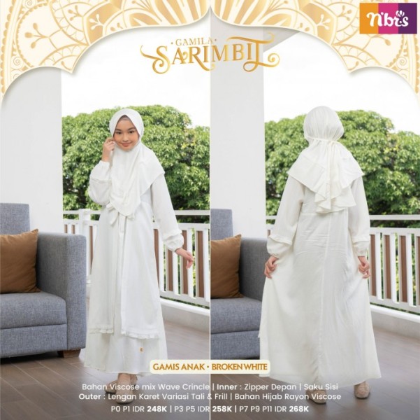 GAMILA GAMIS ANAK BROKEN WHITE P3