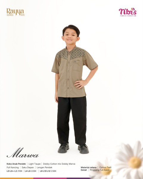 Marwa Koko Anak Light Taupe