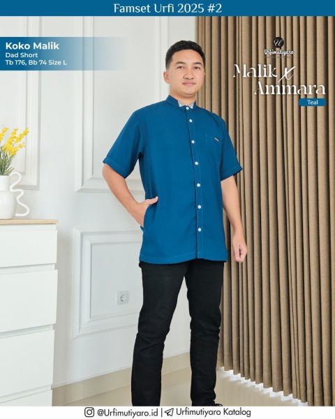 MALIK KOKO DAD SHORT TEAL