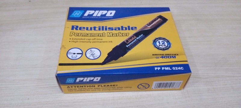 Spidol permanen pipo hitam