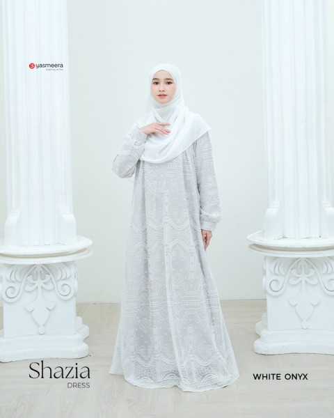 Yasmeera Gamis Shazia White Onix
