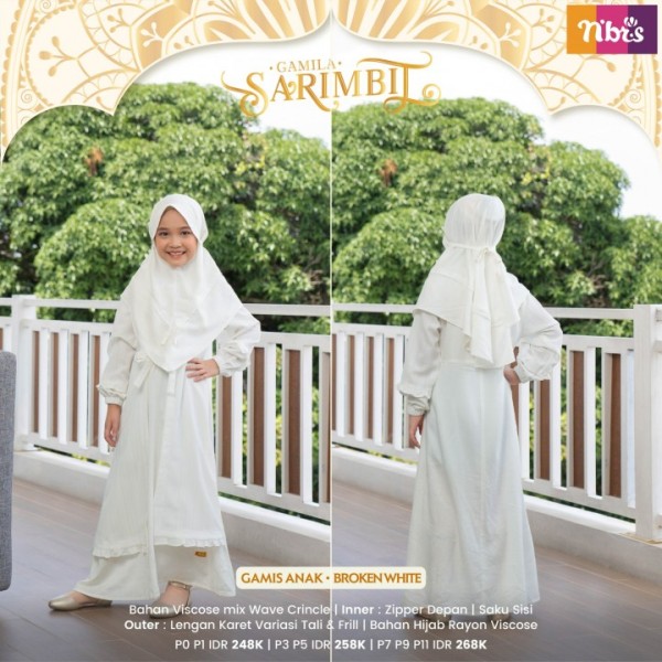GAMILA GAMIS ANAK BROKEN WHITE P1