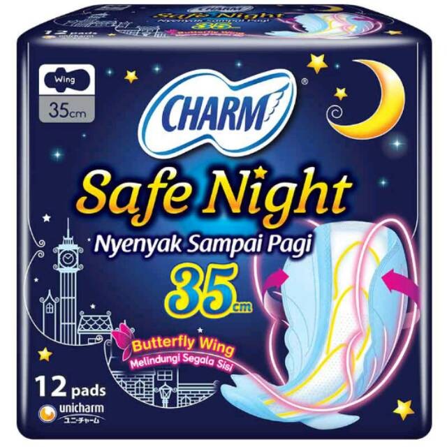 CHARM Safe Night Pembalut Wanita