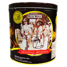 NISSIN WAFER COKLAT TIN 600GR