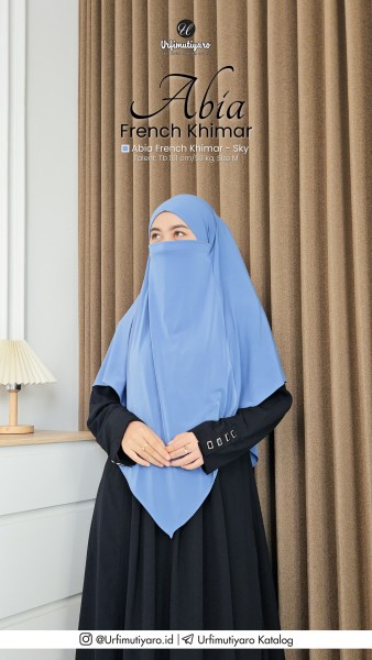 ABIA FRENCH KHIMAR SKY
