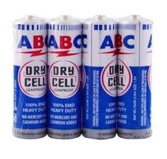 BATERAI ABC JAM ISI 2pc