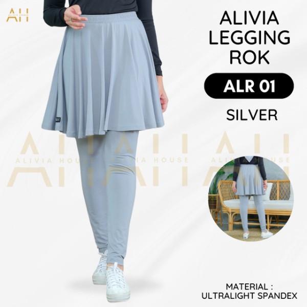 ALIVIA LEGGING ROK 01 (ALR 01) Silver