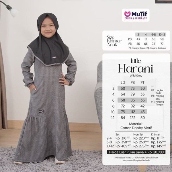 Little Harani Wild Grey