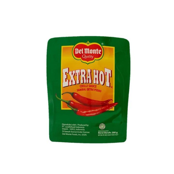 Delmote Saos Ekstra Hot Pounch 200gr