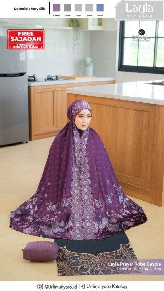 LAYLA PRAYER ROBE CASPIA