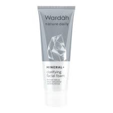Wardah Nature Daily Mineral + Clarifying Facial Foam 100ml