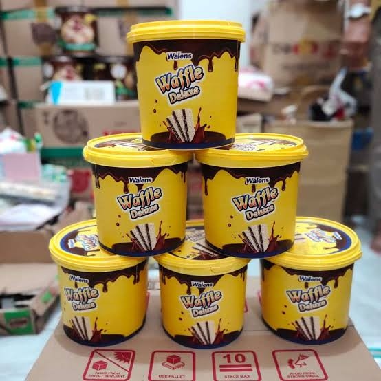 WALENS  WAFFLE COKLAT 300GR (TOPLES)