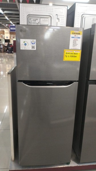 KULKAS 2 PINTU LG GNB 202SQIR