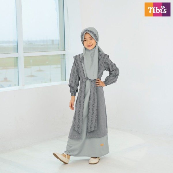 CHESA GAMIS ANAK GREY