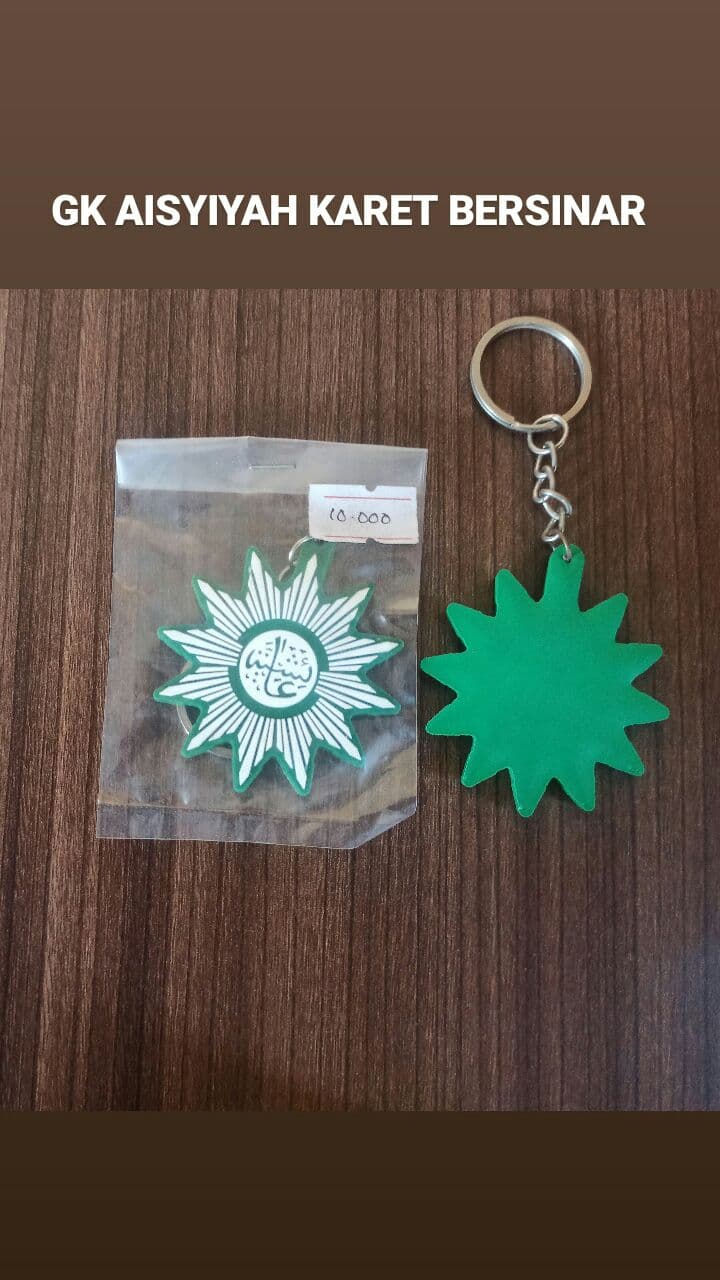 Gantungan Kunci Aisyiyah Karet Bersinar