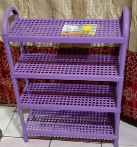 Rak sepatu luxury 4 susun