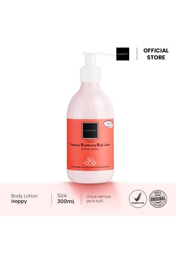 Scarlett Whitening Body Lotion Happy