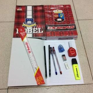Buku pensil penghapus bolpoint