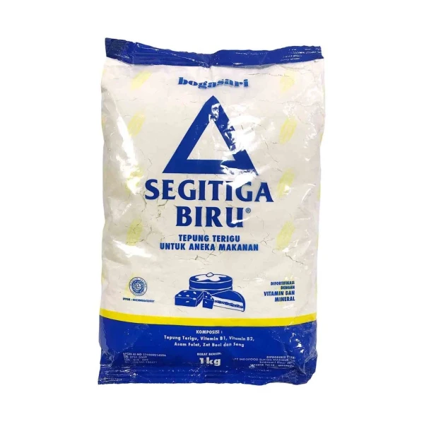 TEPUNG TERIGU SEGITIGA BIRU BERAT 1KG