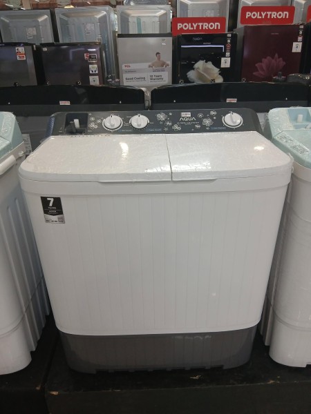 MESIN CUCI AQUA 2 TABUNG QW 7011HT